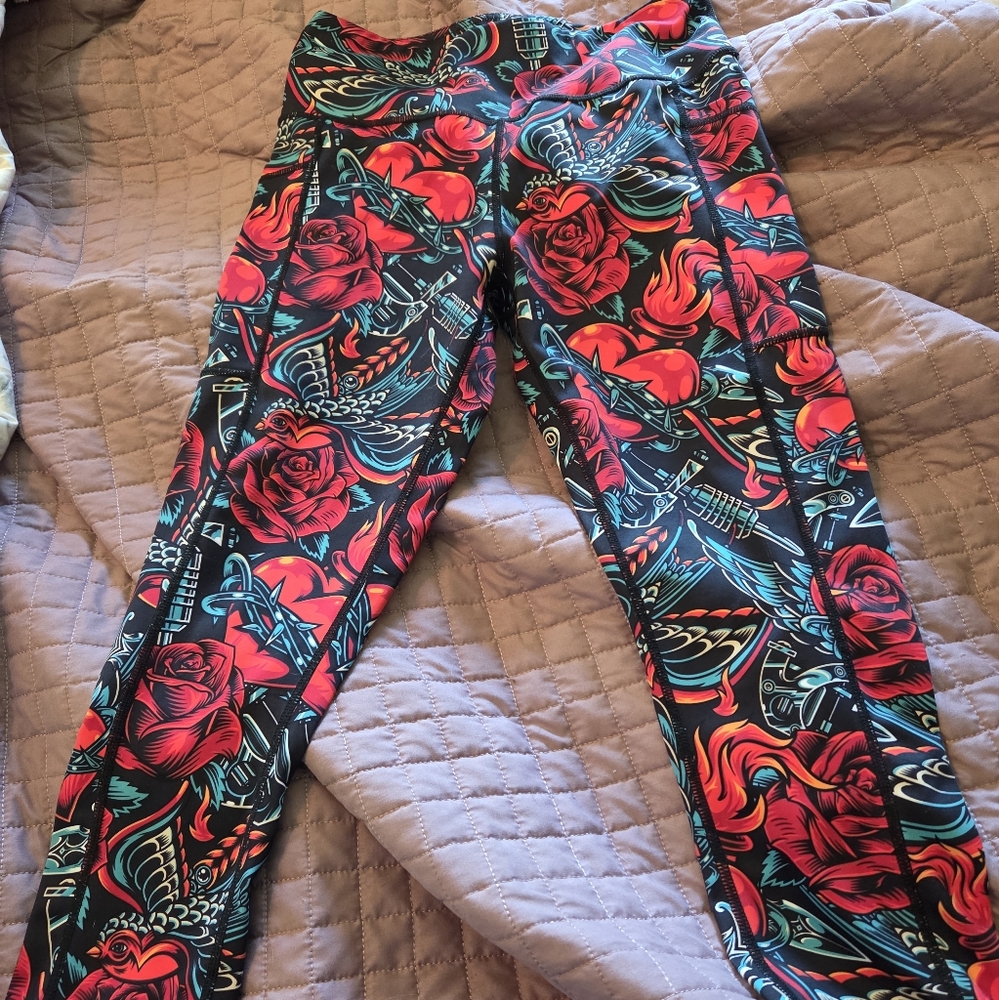 Tattoo Gun CVG Leggings